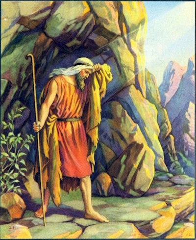Elijah talking to God